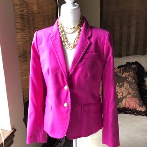 J. Crew Schoolboy Blazer Vibrant Fuchsia